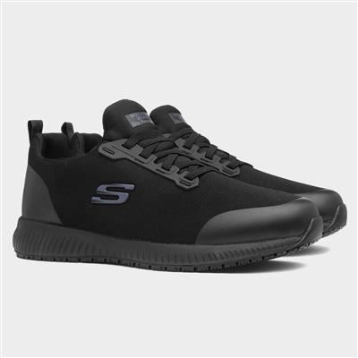 Relaxed Fit Men's Black Shoe