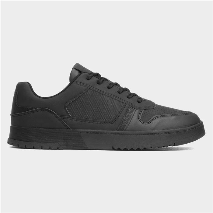 Bellingham Mens Black Lace Up Casual Trainer