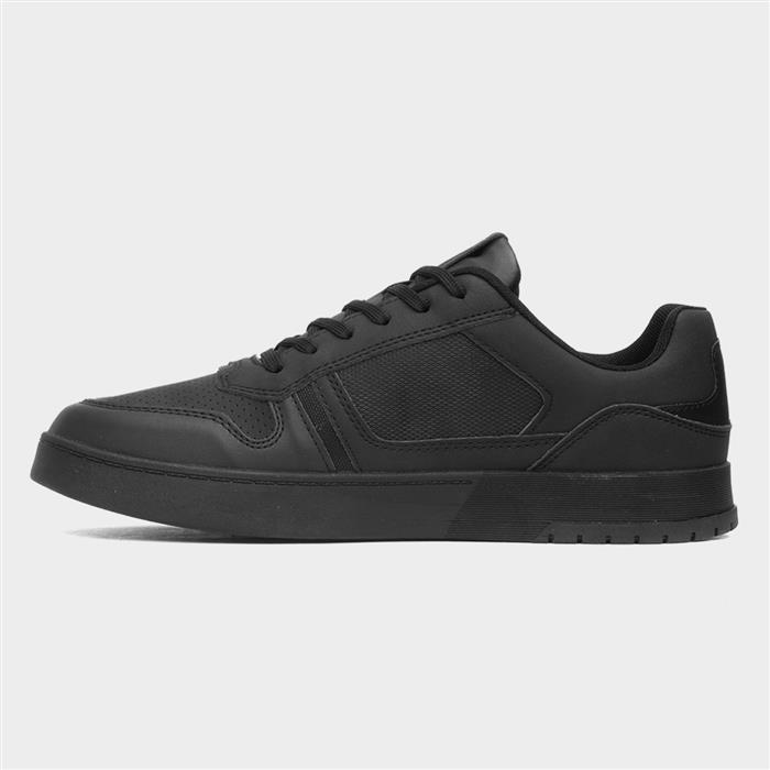 Bellingham Mens Black Lace Up Casual Trainer