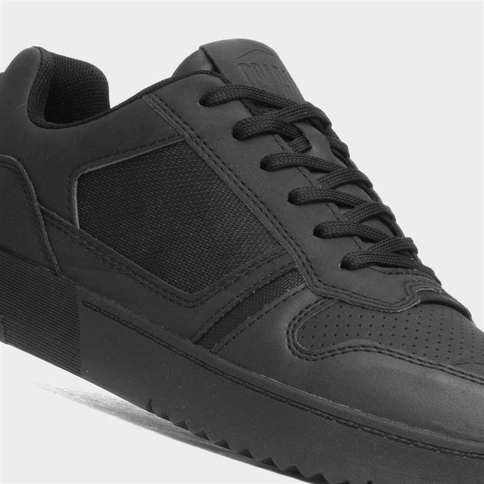 Bellingham Mens Black Lace Up Casual Trainer
