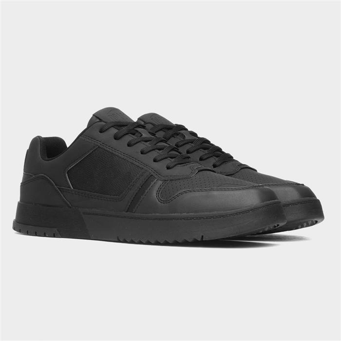 Bellingham Mens Black Lace Up Casual Trainer
