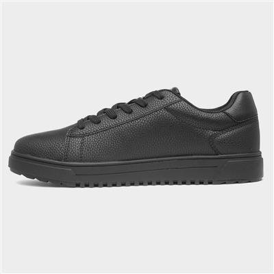 Maguire Mens Black Lace Up Trainer