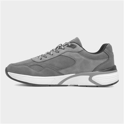 Diaz Mens Dark Grey Casual Shoe