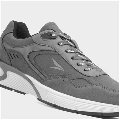 Diaz Mens Dark Grey Casual Shoe
