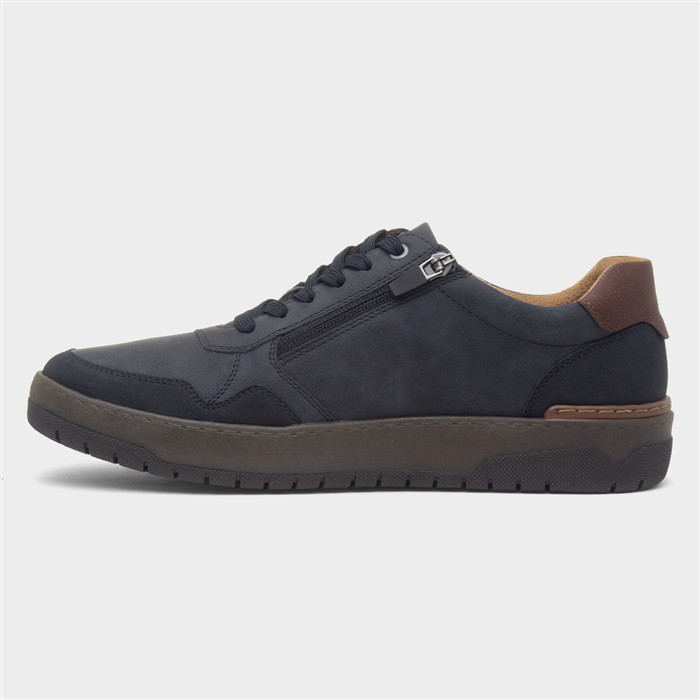 Matt Mens Navy Wide Fit Casual Shoe