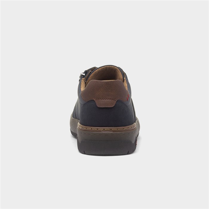 Matt Mens Navy Wide Fit Casual Shoe