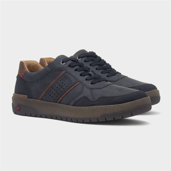 Matt Mens Navy Wide Fit Casual Shoe