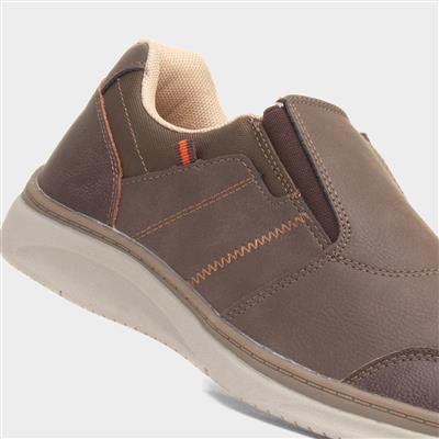 Roland Mens Brown Casual Shoe