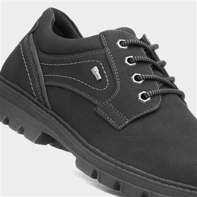 Luke Mens Black Casual Shoe