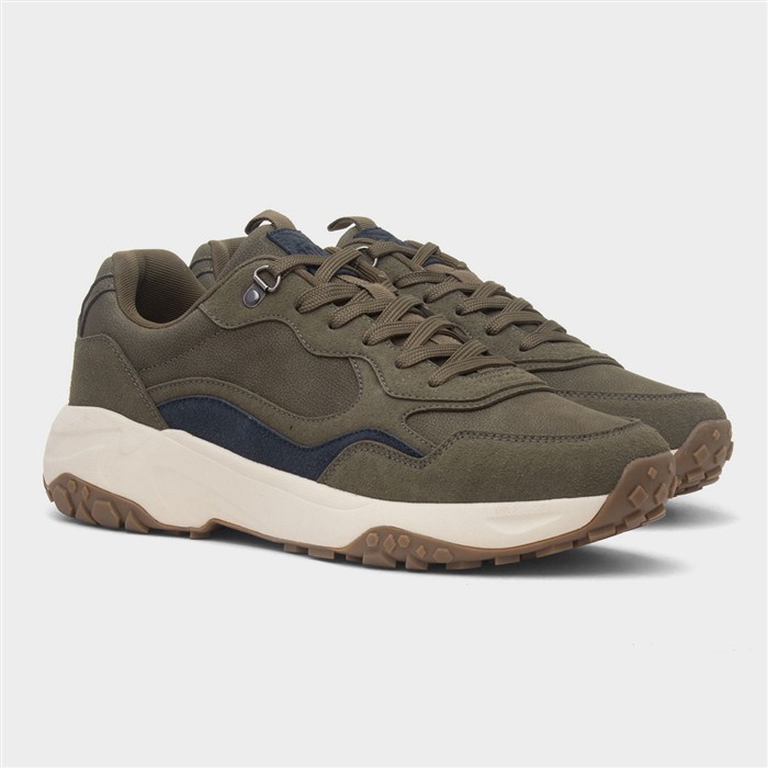 Vardy Mens Khaki Casual Shoe
