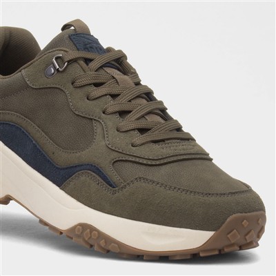 Vardy Mens Khaki Casual Shoe