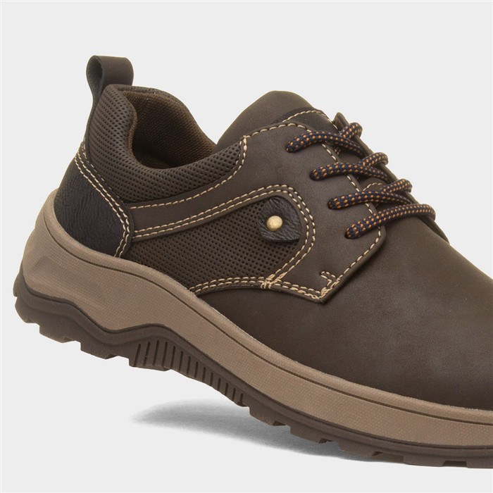 Montrose Mens Brown Lace Up Shoe