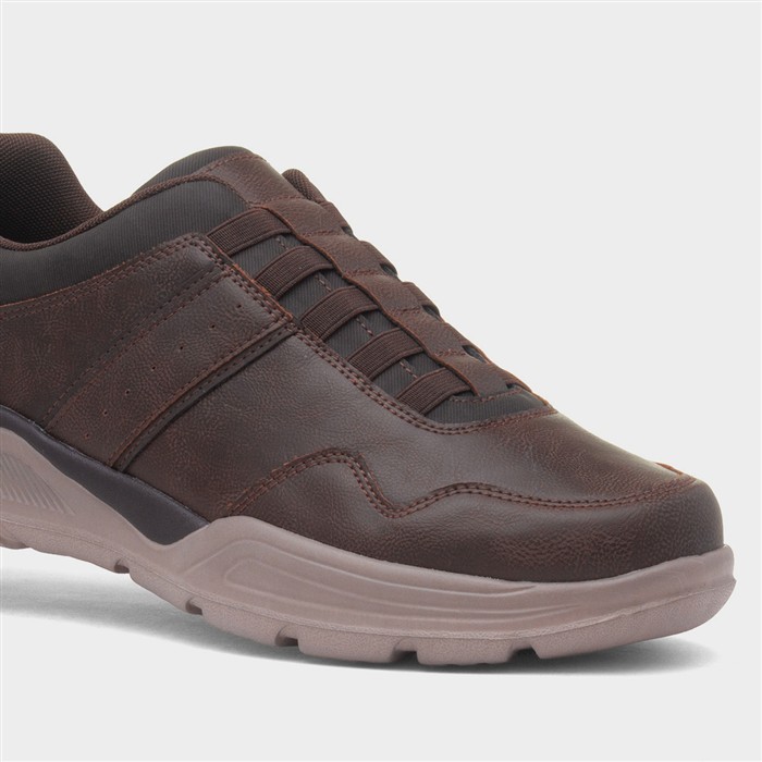 Raymond Mens Dark Brown Casual Shoe