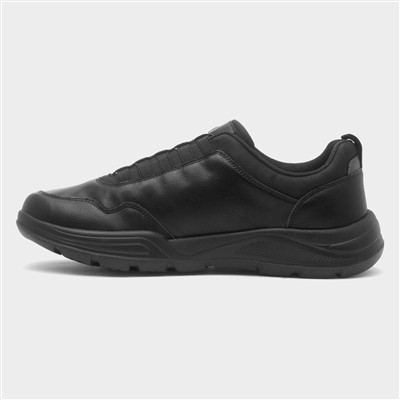 Raymond Mens Black Casual Shoe