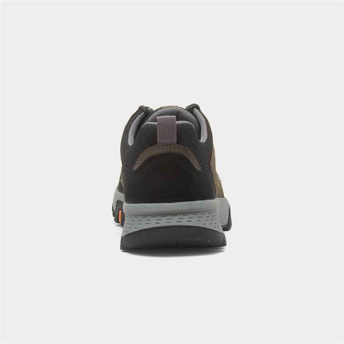 Trek Mens Grey Lace Up Suede Shoe