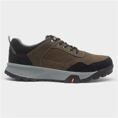 Trek Mens Grey Lace Up Shoe