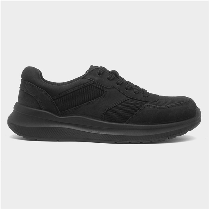 Wood Mens Black Lace Up Shoe