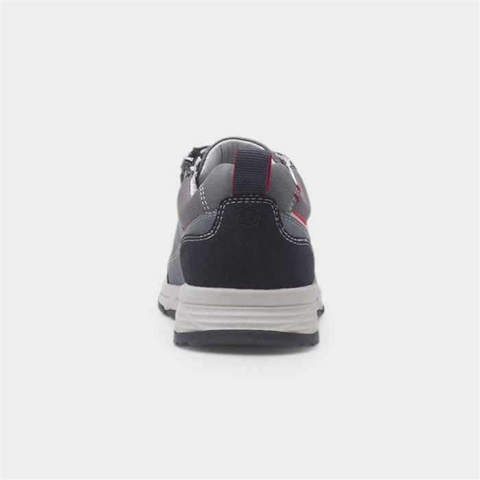 Nicholas Mens Navy Casual Lace Up Shoe