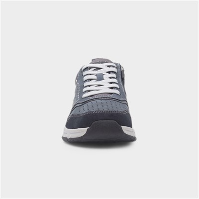 Nicholas Mens Navy Casual Shoe