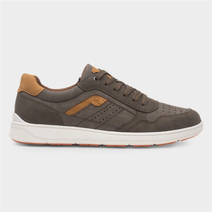 Connor Mens Khaki Casual Lace Up Shoe