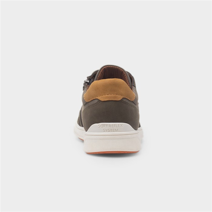 Connor Mens Khaki Casual Lace Up Shoe