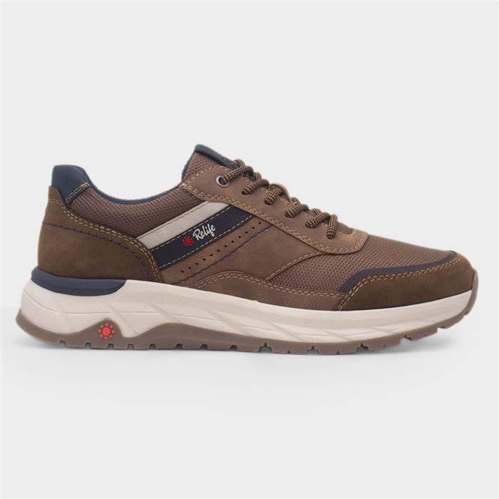 Thomas Mens Brown Casual Lace Up Shoe
