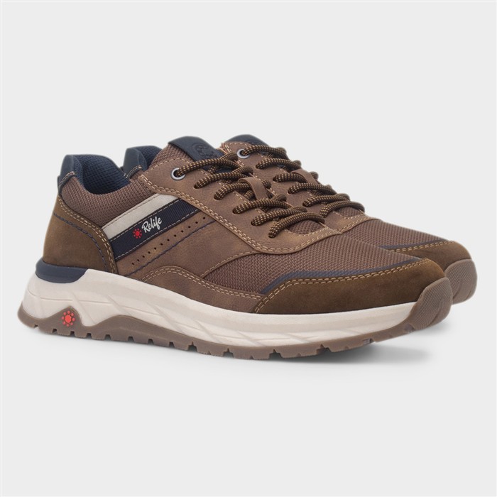 Thomas Mens Brown Casual Lace Up Shoe