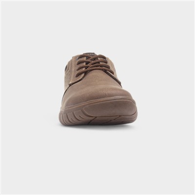 Nigel Mens Taupe Lace Up Shoe