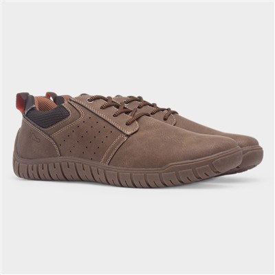 Nigel Mens Taupe Lace Up Shoe