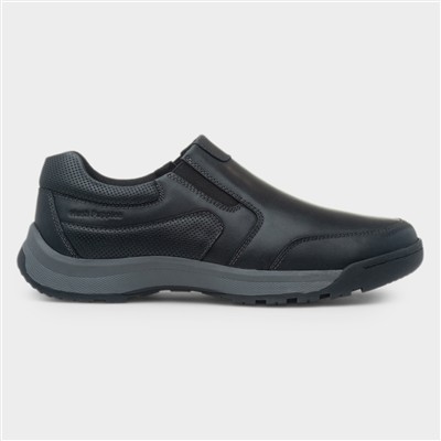Otto Mens Black Wider Fit Shoe