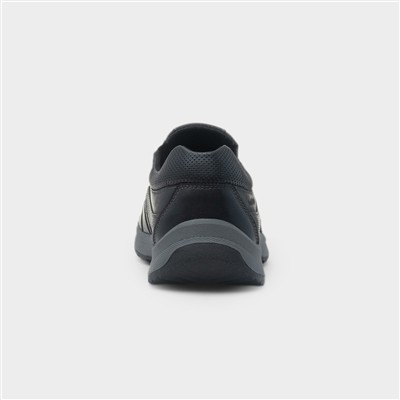 Otto Mens Black Wider Fit Shoe