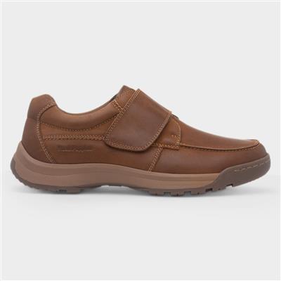 Chad Mens Tan Wide Fit Leather Shoe
