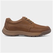 Hush Puppies Oakhill Mens Tan Leather Shoe (Click For Details)