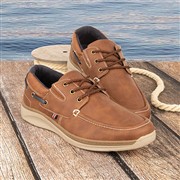 Comfy Steps Harlan Men's Tan Lace Up Boat Shoe (Click For Details)