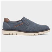 Cushion Walk Sam Mens Blue Casual Shoe (Click For Details)