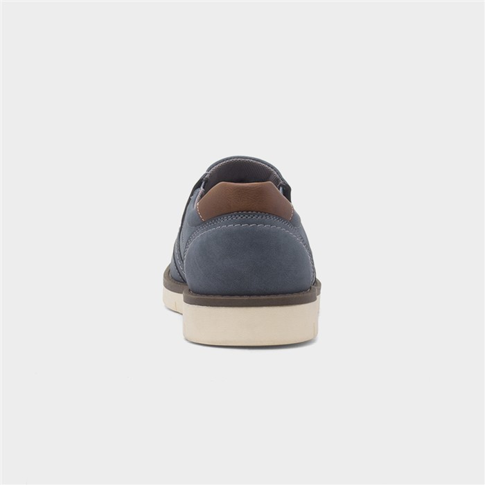 Sam Mens Blue Casual Slip On Shoe
