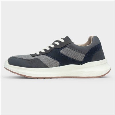Wood Mens Grey Casual Lace Up Shoe