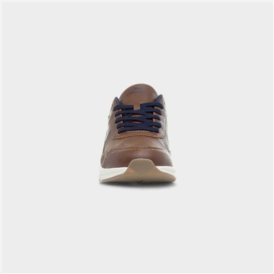 Diego Mens Tan Lace Up Casual Shoe