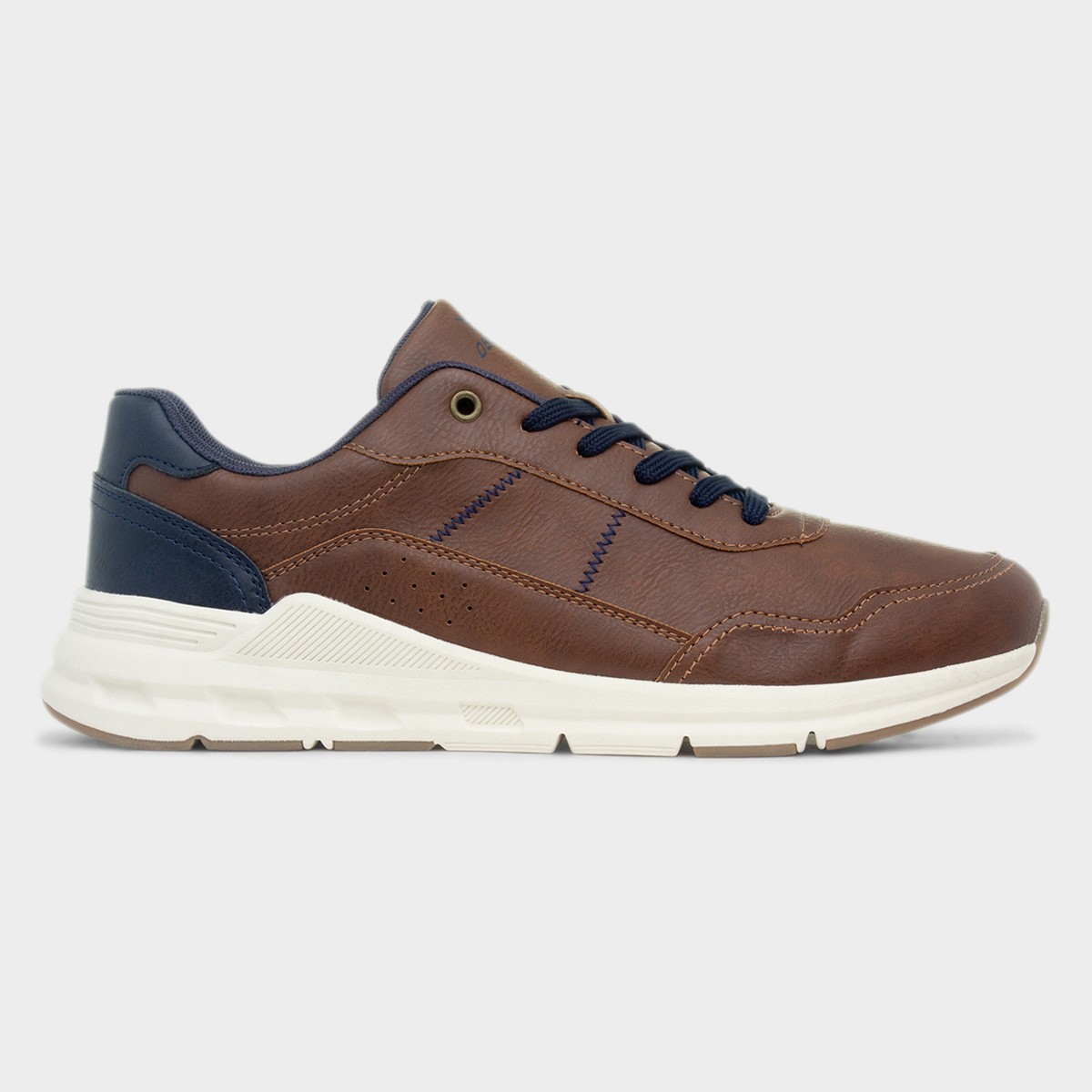 Diego Mens Tan Lace Up Casual Shoe