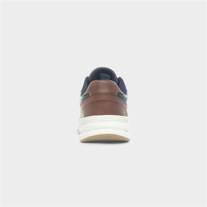 Diego Mens Navy Lace Up Casual Shoe
