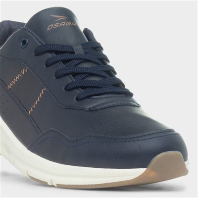 Diego Mens Navy Lace Up Casual Shoe