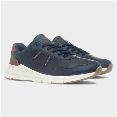 Diego Mens Navy Lace Up Casual Shoe