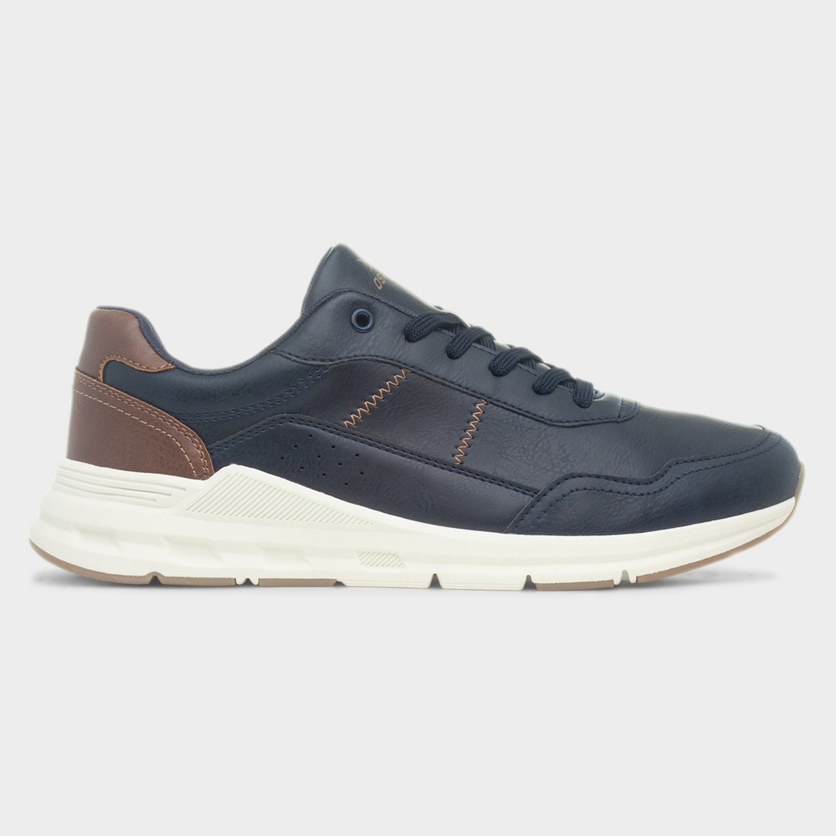 Diego Mens Navy Lace Up Casual Shoe