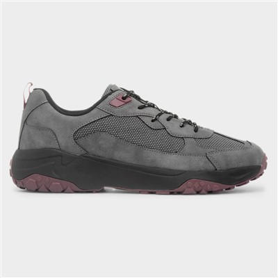 Didier Mens Grey Lace Up Shoe
