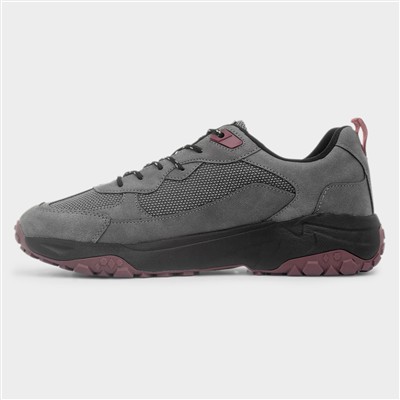 Didier Mens Grey Lace Up Shoe
