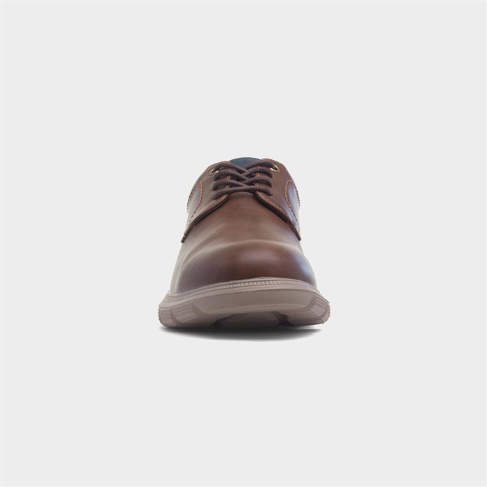 Tristan Mens Tan Lace Up Casual Shoe
