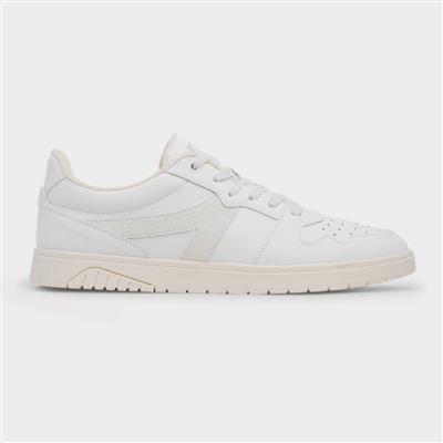 Hart Mens White Fleeced Line Casual Shoe