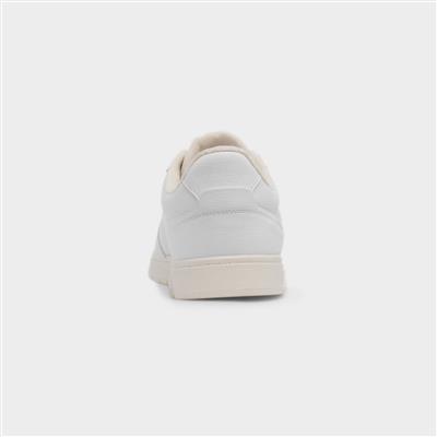 Hart Mens White Fleeced Line Casual Shoe