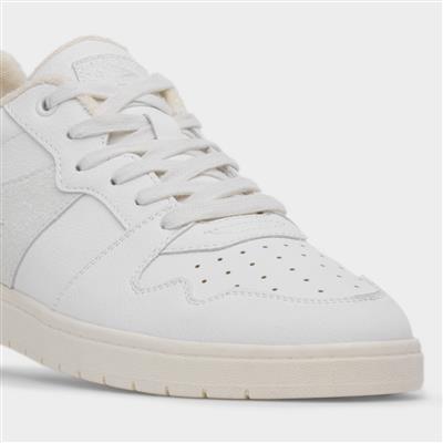 Hart Mens White Fleeced Line Casual Shoe