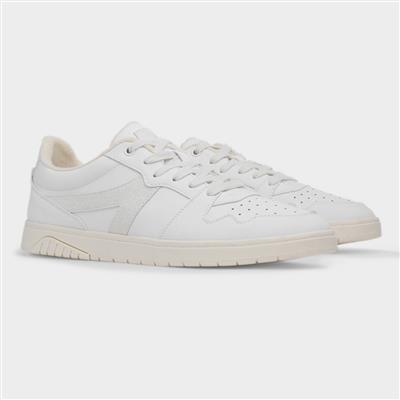 Hart Mens White Fleeced Line Casual Shoe
